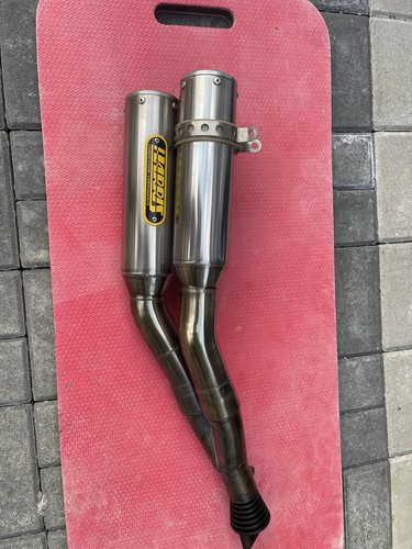 Harris twin pipe exhaust gsxr - harris,